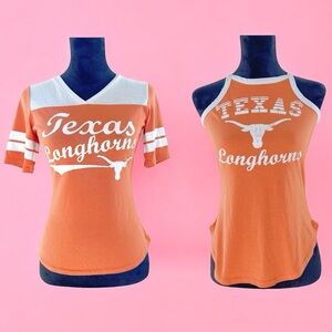 Texas Longhorns Tops Orange Womens Halter Top and Jersy Top